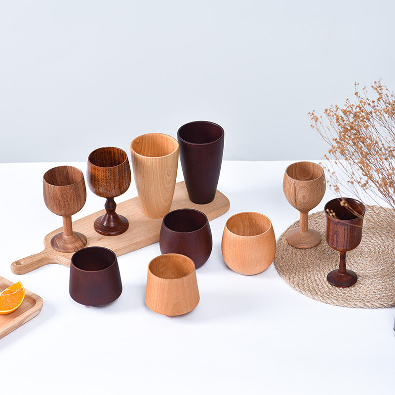 Eco-Friendly Wooden Tea Cup